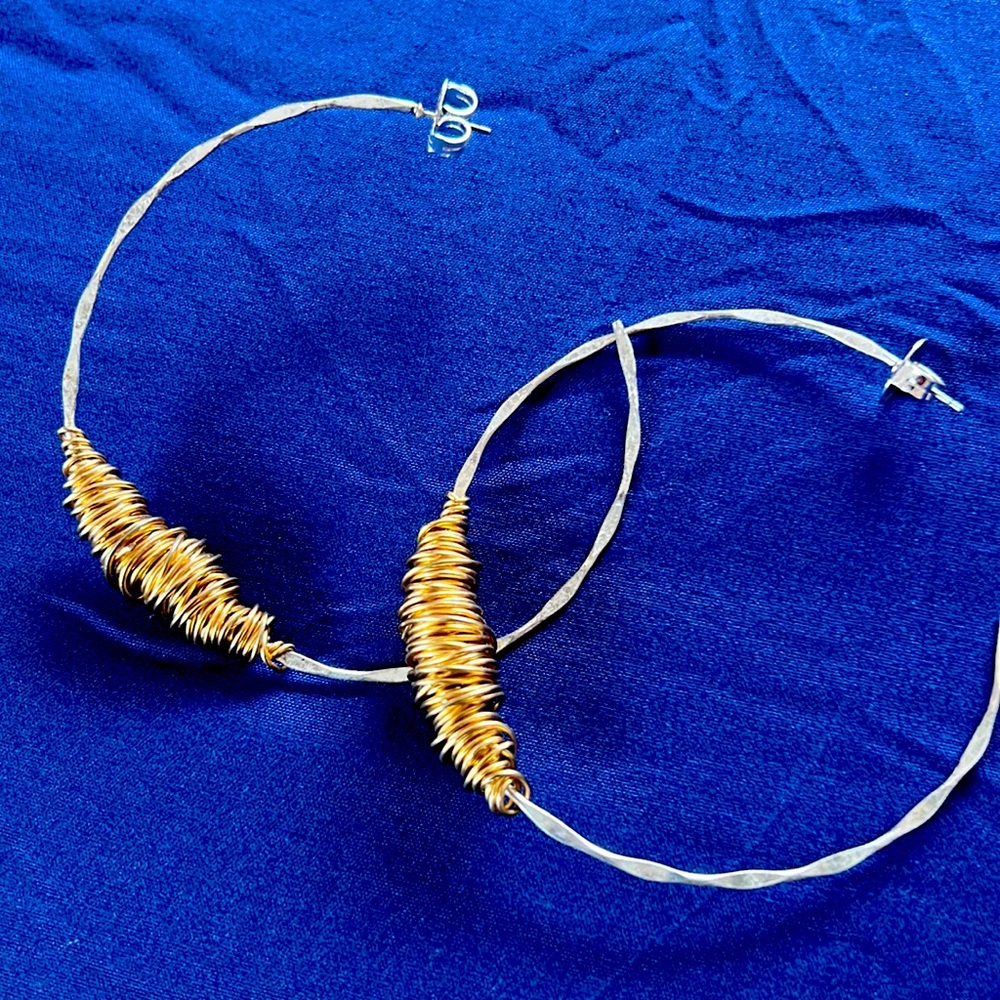 Robert Lee Morris hoop earrings